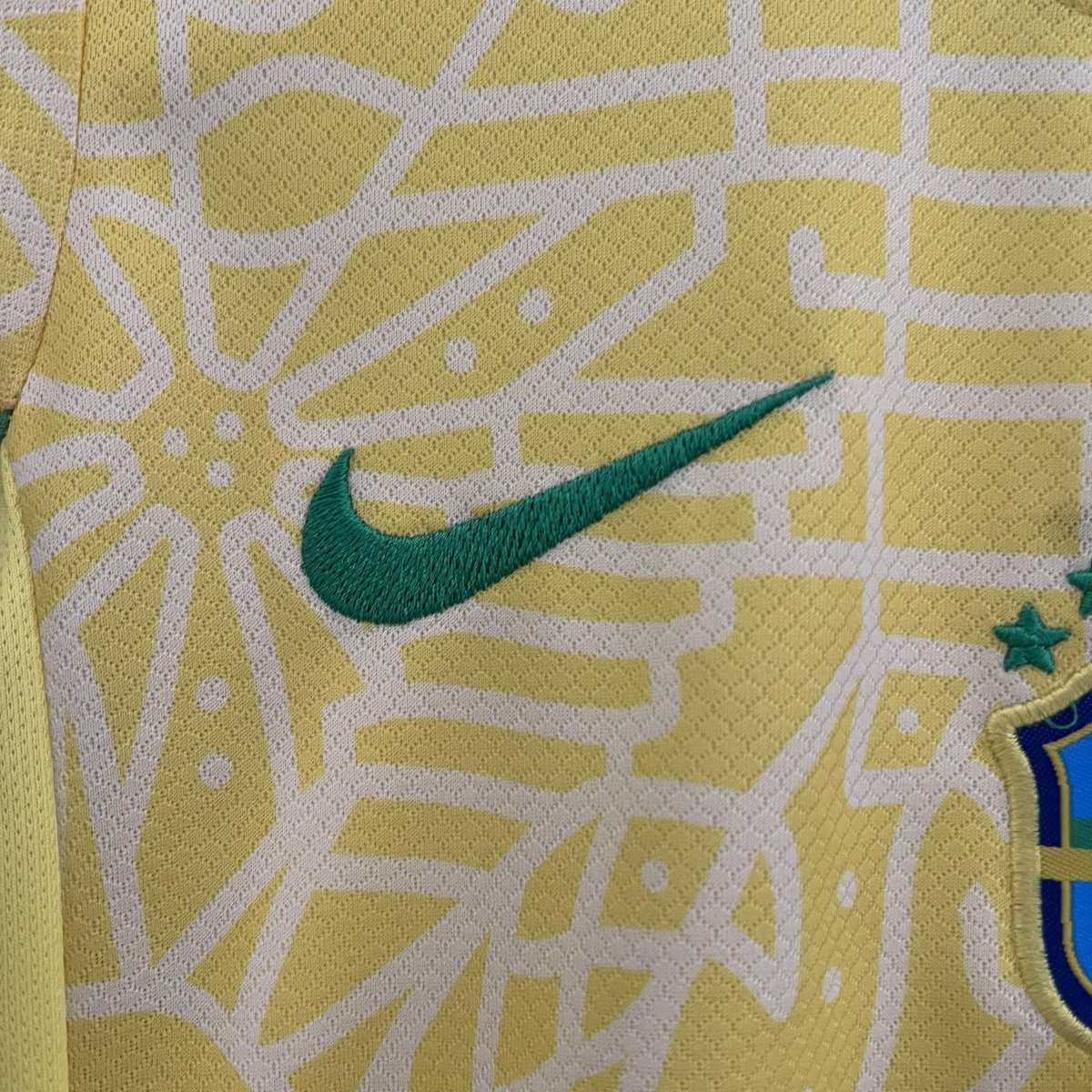 Kit Infantil Brasil Titular 2024 - Nike Lançamento