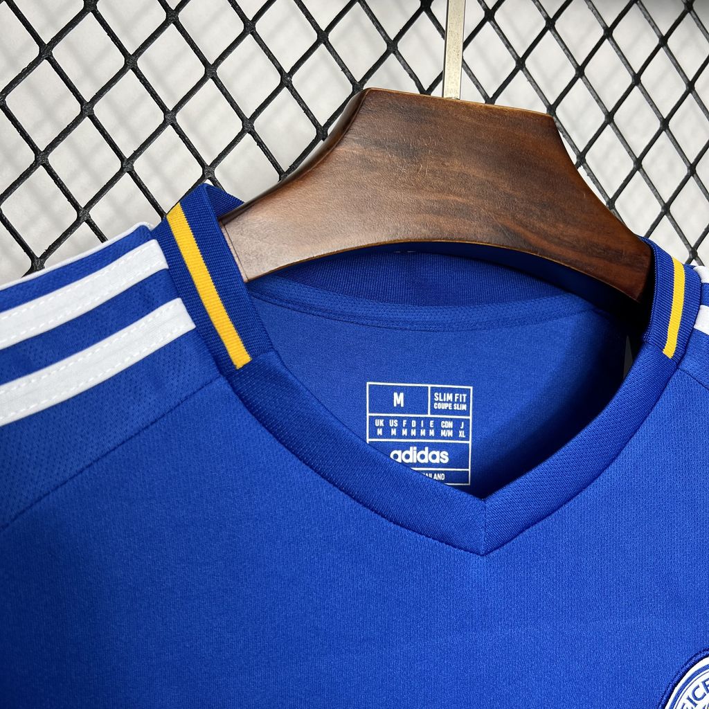 Leicester City Titular 24/25 - Adidas Torcedor Masculina - Lançamento