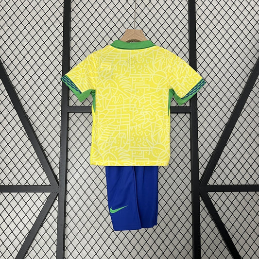 Kit Infantil Brasil Titular 2024 - Nike Lançamento