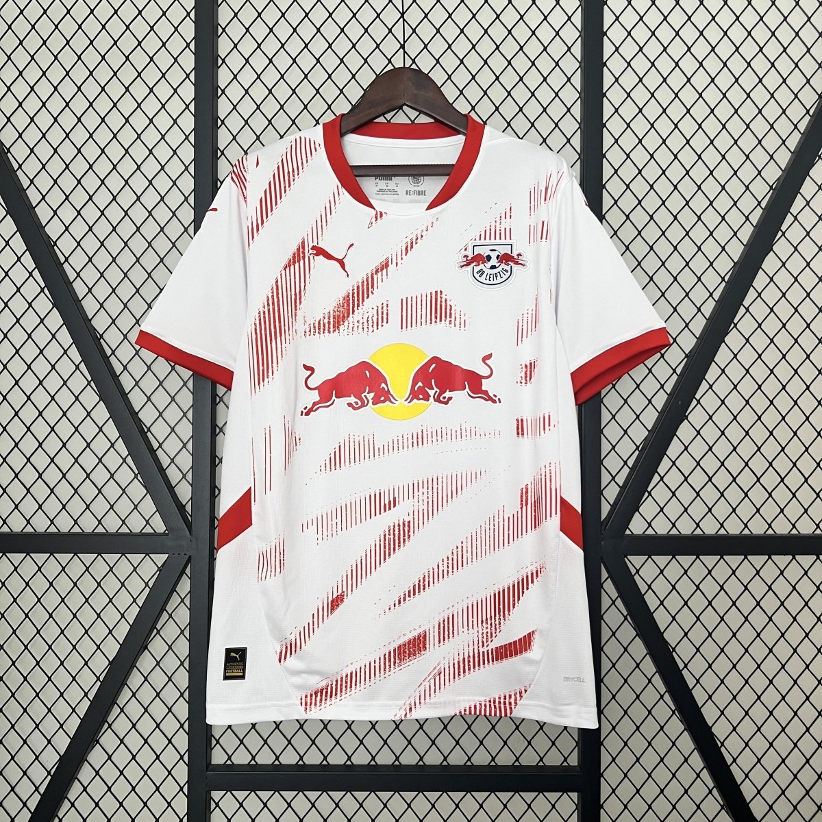 RB Leipzig Titular 24/25 - Puma Torcedor Masculina - Lançamento
