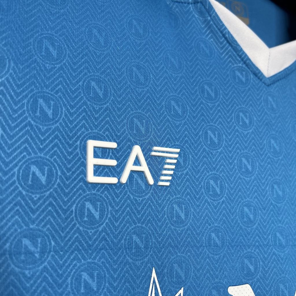 Napoli Titular 24/25 - EA7 Torcedor Masculina - Lançamento