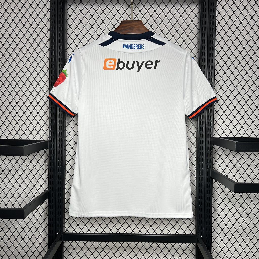 Bolton Wanderers Titular 2024-25 Macron Torcedor Masculina - Lançamento
