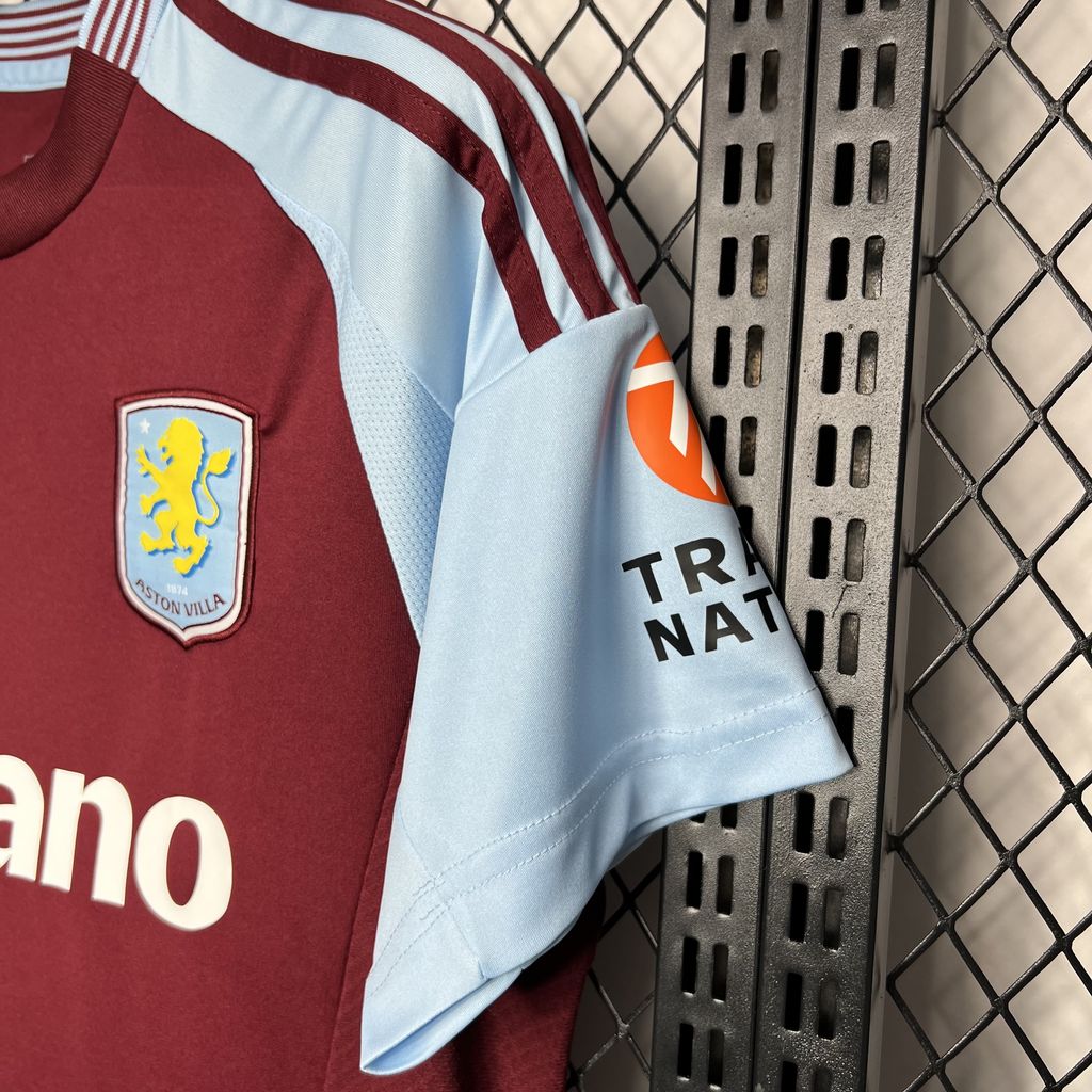 Aston Villa Titular 2024-25 Adidas Torcedor Masculina - Lançamento
