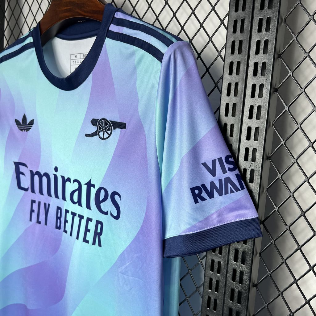 Arsenal Reserva 3rd 2024-25 Adidas Torcedor Masculina - Lançamento