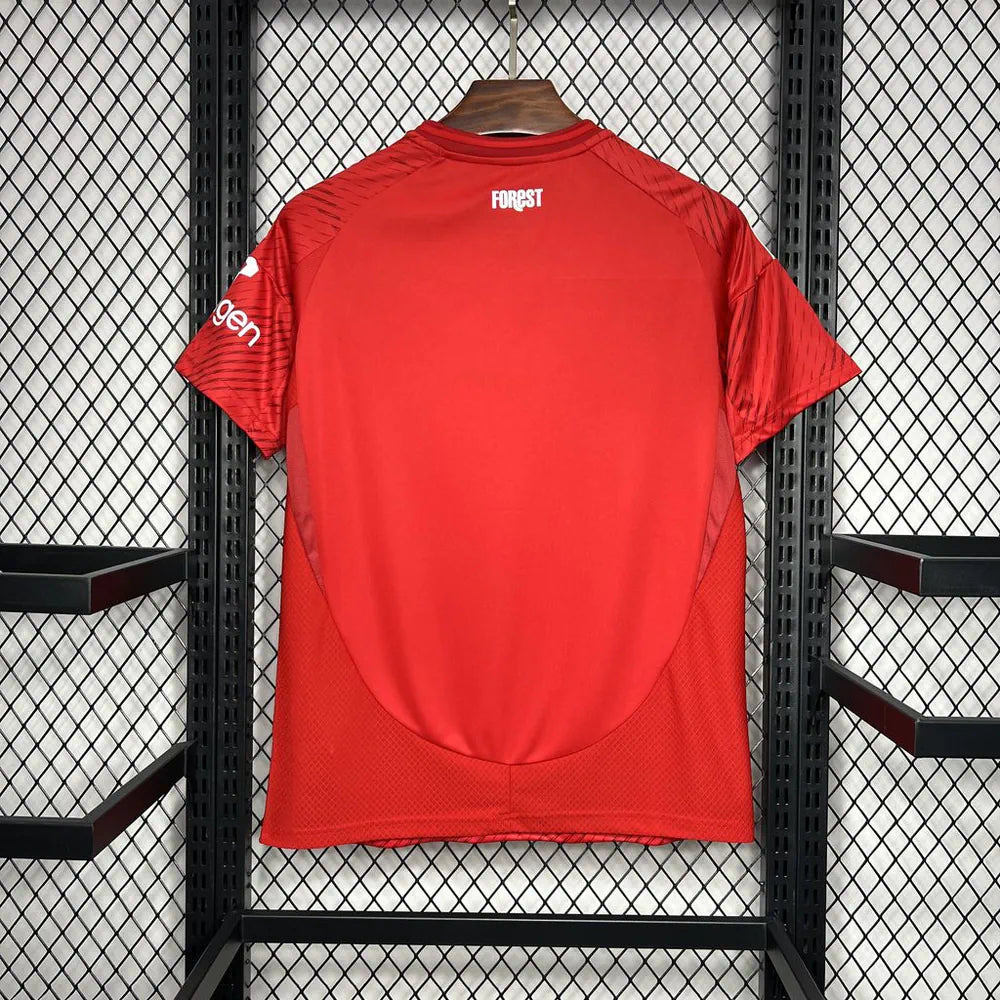 Nottingham Forest Titular 2024-25 Adidas Torcedor Masculina - Lançamento