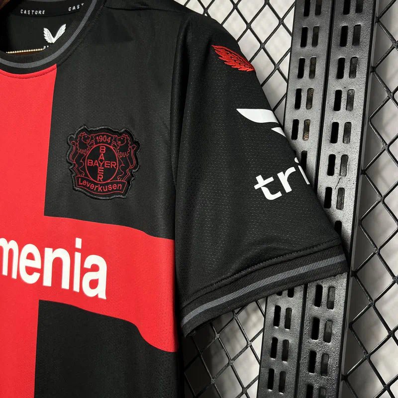 Bayer Leverkusen Titular 23/24 - Castore Torcedor Masculina
