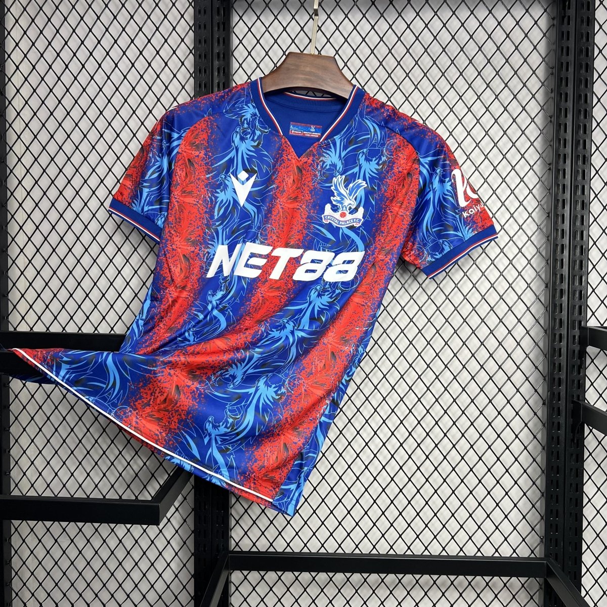 Crystal Palace Titular 2024-25 Macron Torcedor Masculina - Lançamento