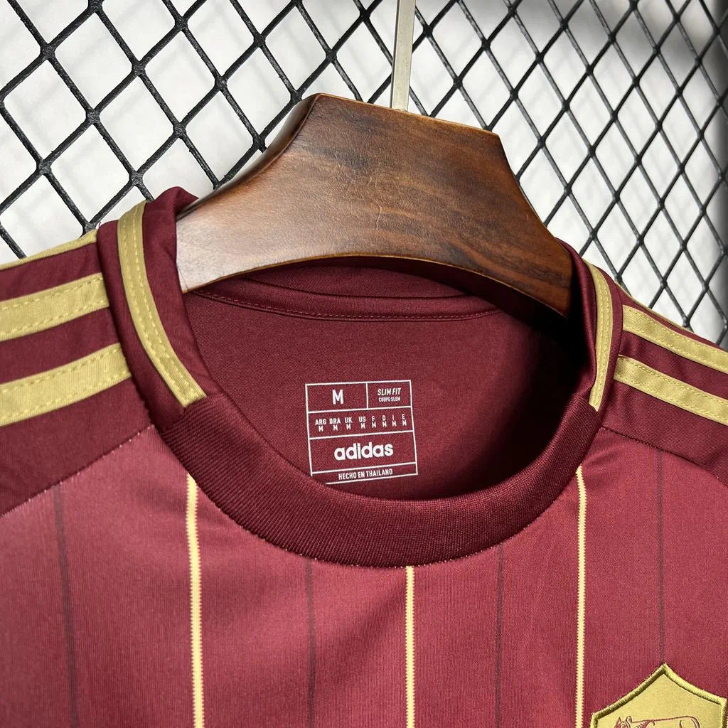 Roma Titular 24/25 - Adidas Torcedor Masculina - Lançamento