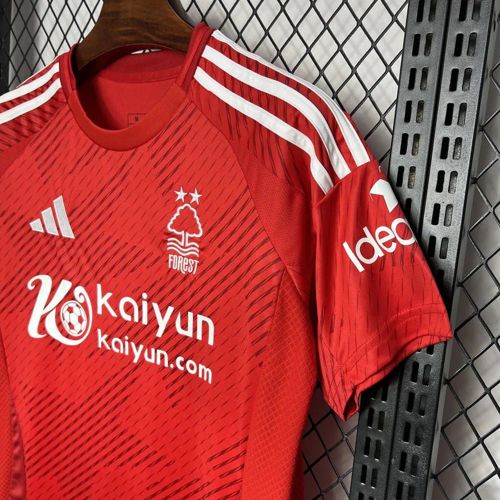 Nottingham Forest Titular 2024-25 Adidas Torcedor Masculina - Lançamento
