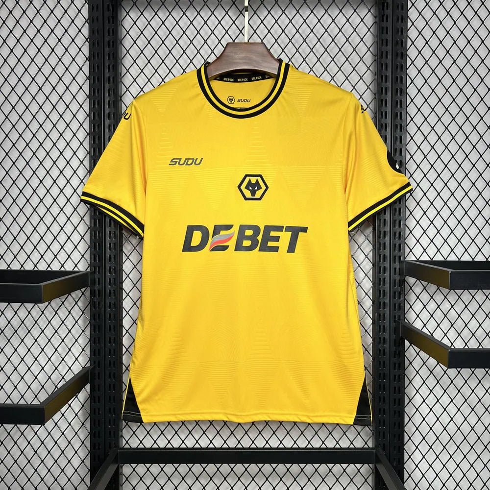 Wolverhampton Titular 2024-25 Sudu Torcedor Masculina - Lançamento