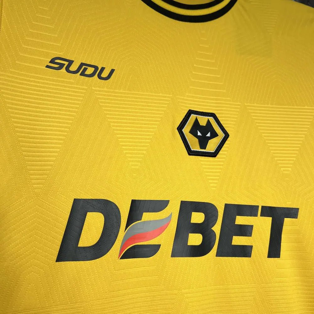 Wolverhampton Titular 2024-25 Sudu Torcedor Masculina - Lançamento