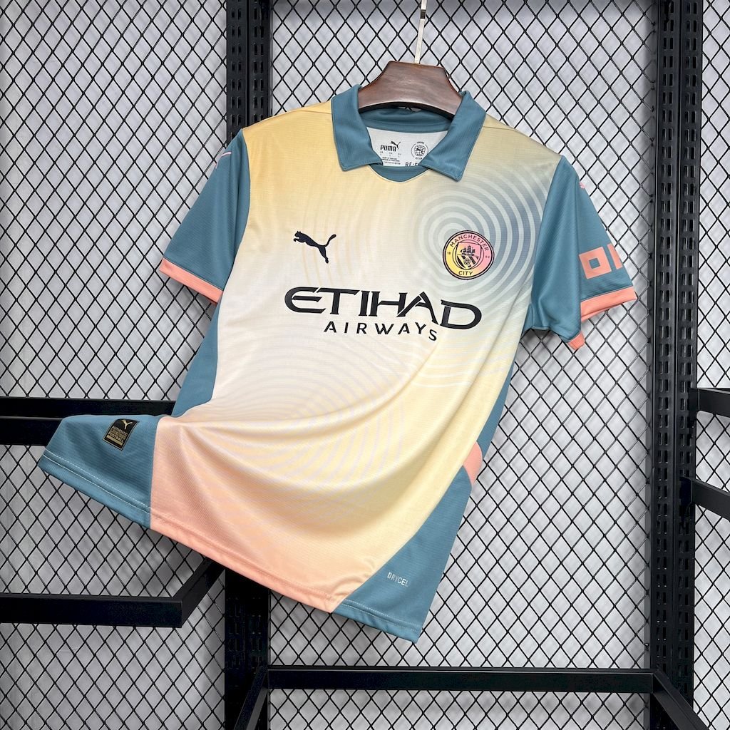 Manchester City Reserva 4rd 24/25 - Puma Torcedor Masculina - Lançamento