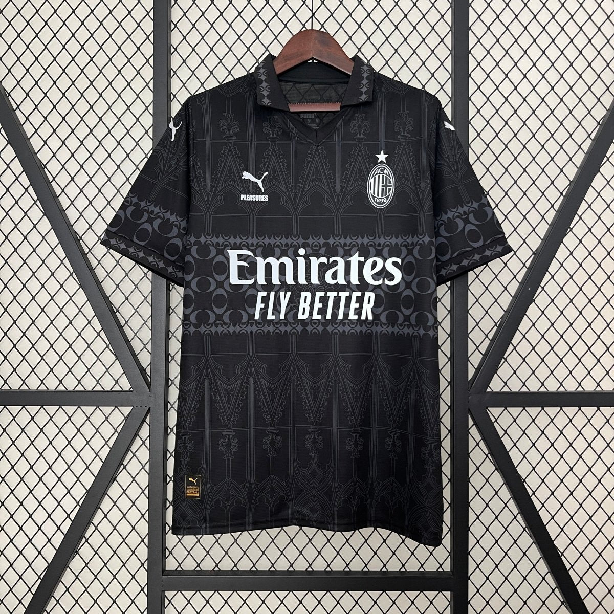 Milan 2024 Black Puma x Pleasures Torcedor Masculina - Lançamento