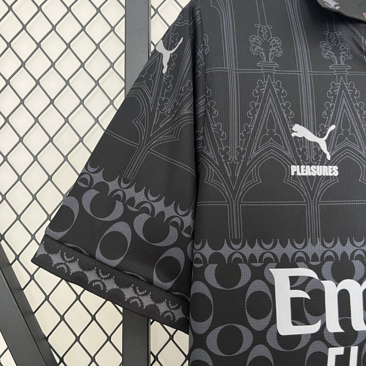 Milan 2024 Black Puma x Pleasures Torcedor Masculina - Lançamento