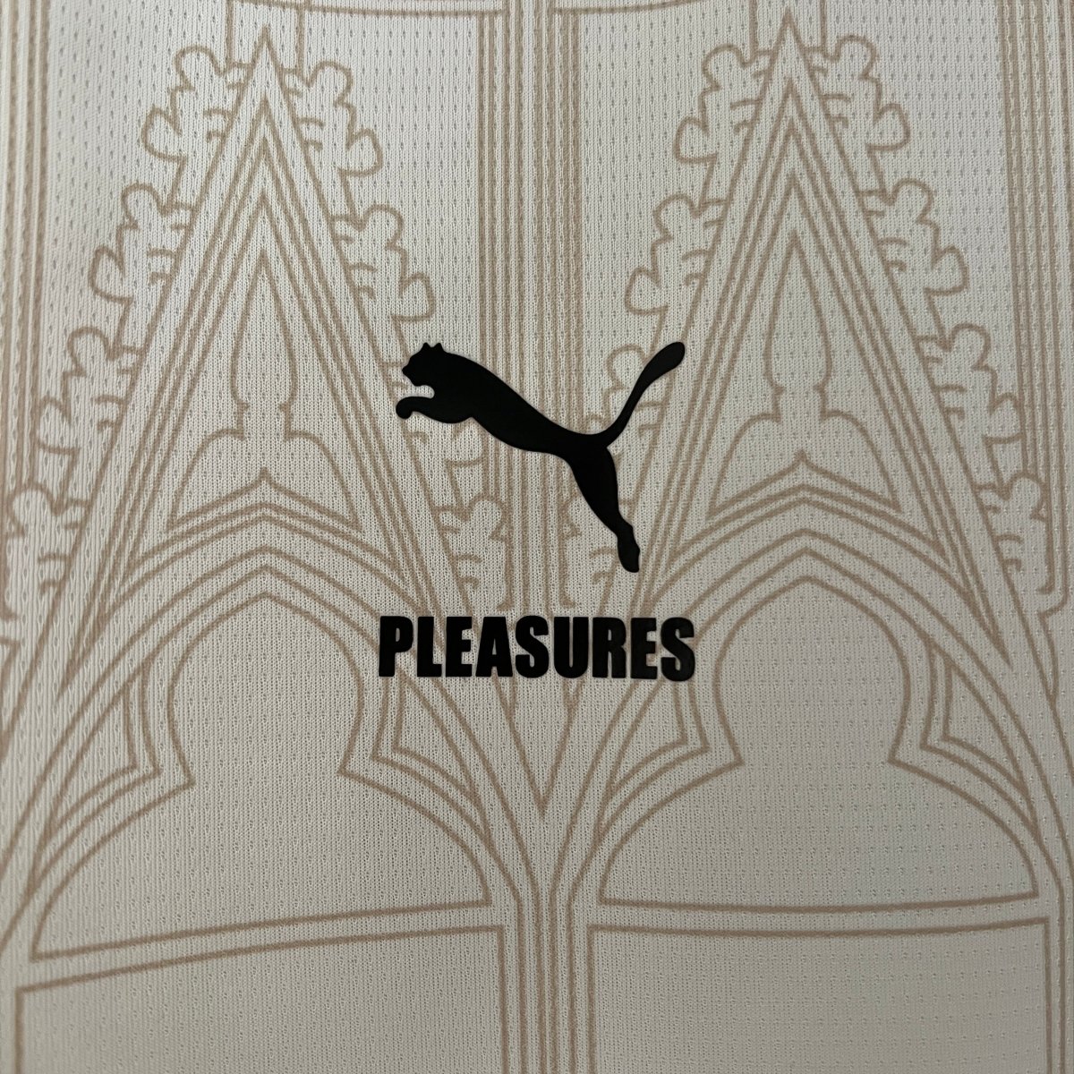 Milan 2024 off-white Puma x Pleasures Torcedor Masculina - Lançamento