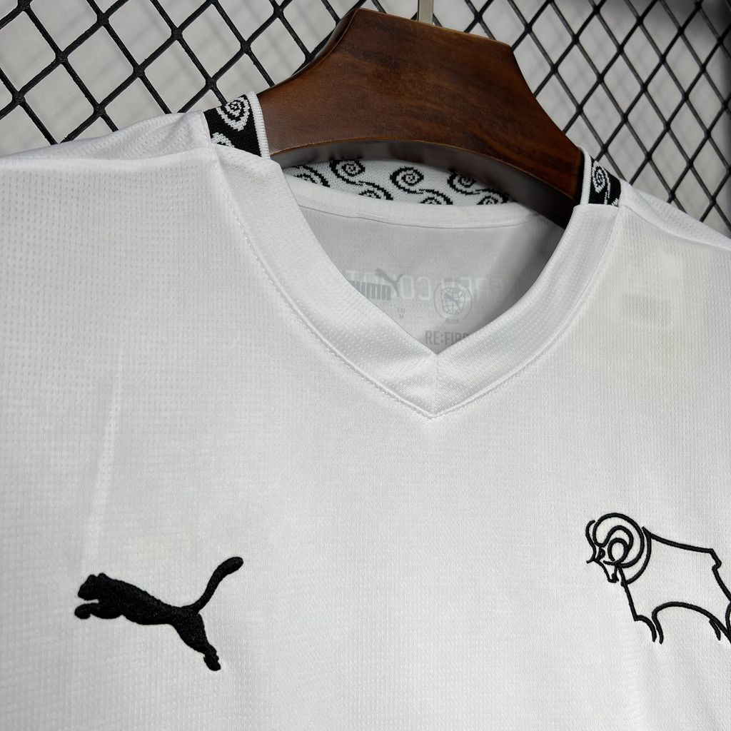 Derby County Titular 2024-25 Puma Torcedor Masculina - Lançamento
