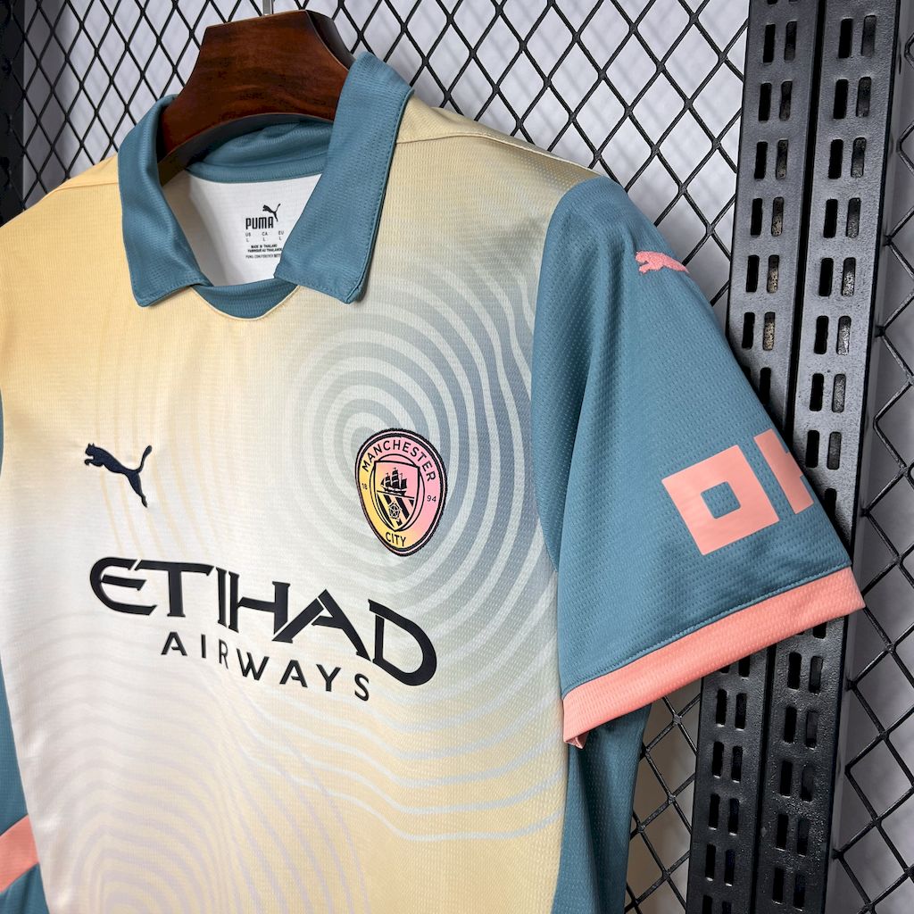 Manchester City Reserva 4rd 24/25 - Puma Torcedor Masculina - Lançamento