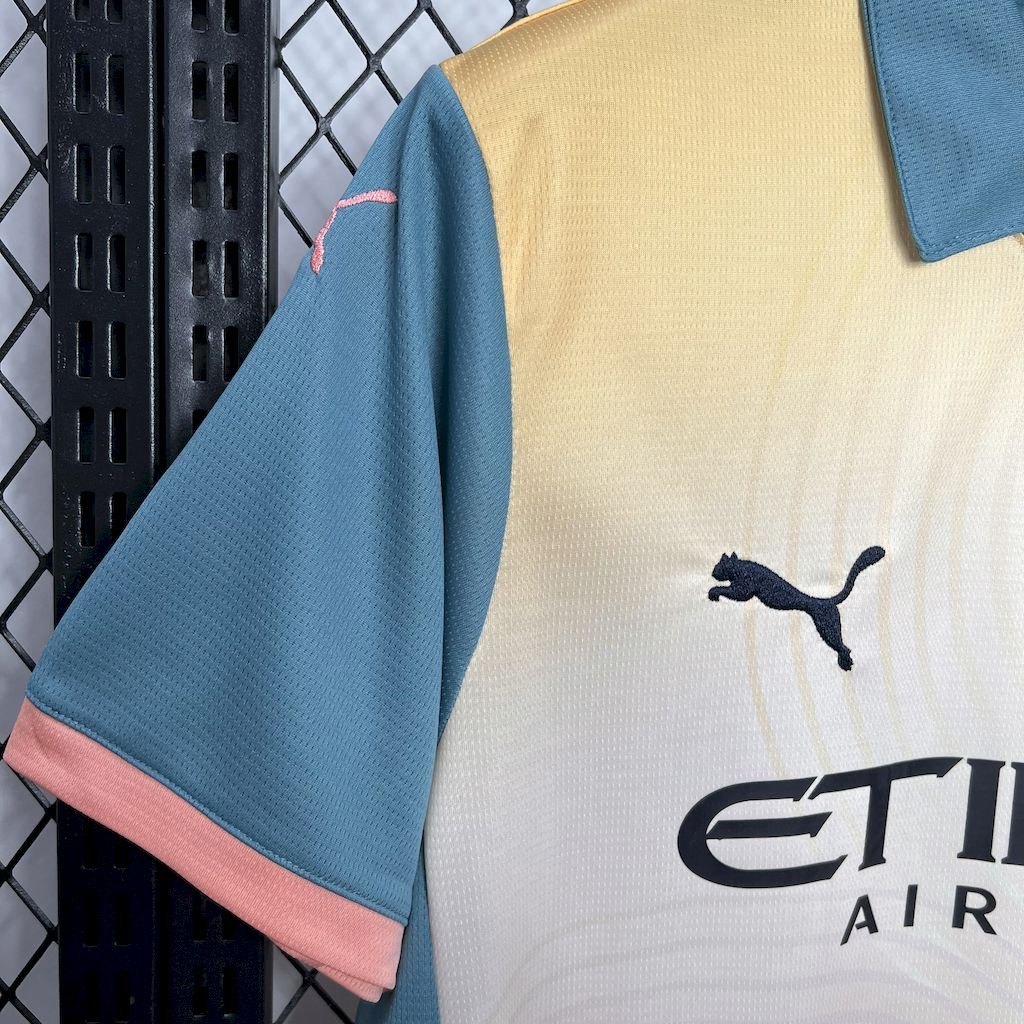 Manchester City Reserva 4rd 24/25 - Puma Torcedor Masculina - Lançamento