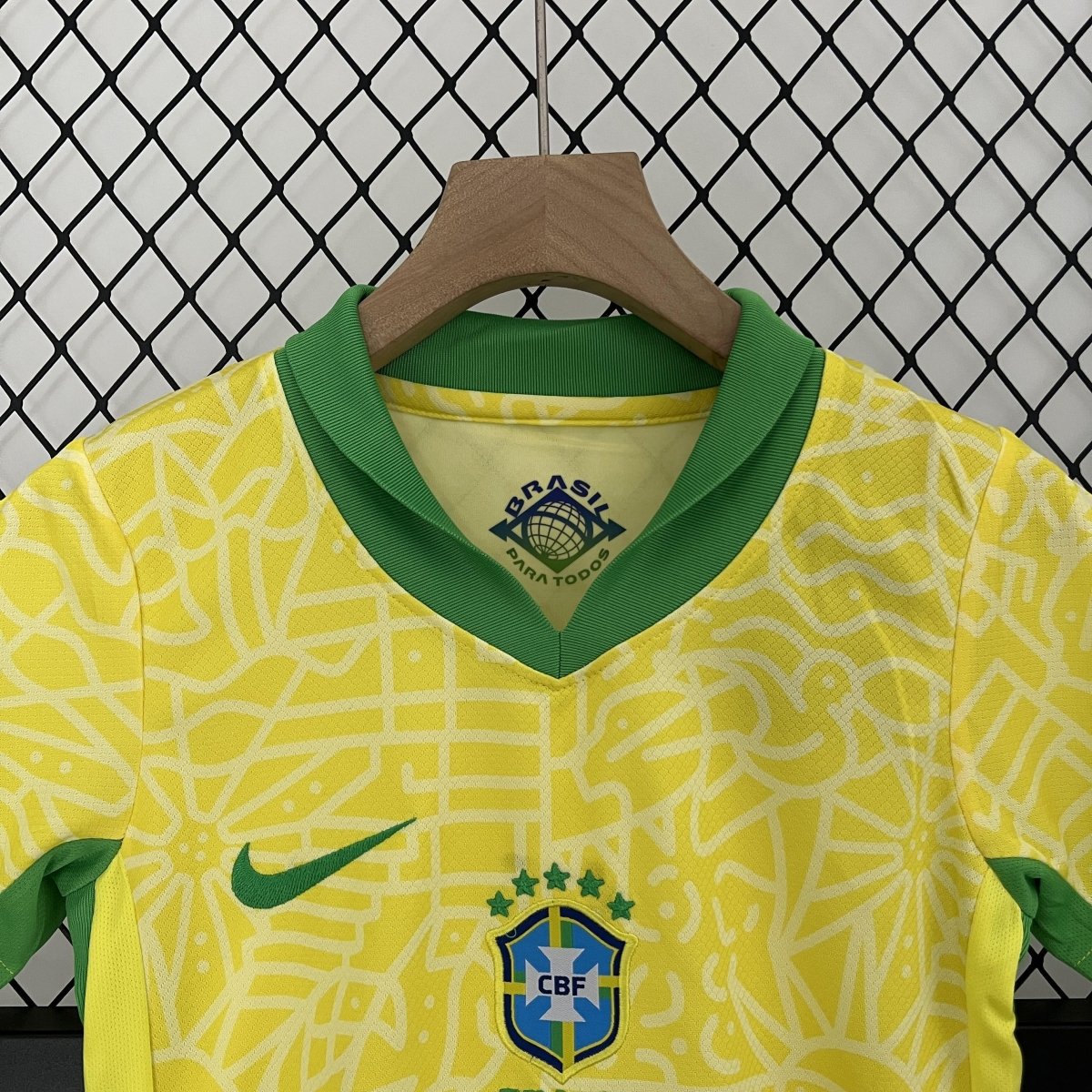Kit Infantil Brasil Titular 2024 - Nike Lançamento