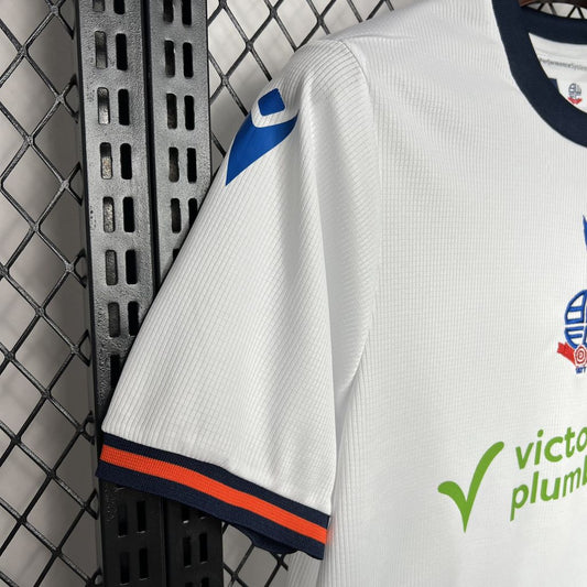 Bolton Wanderers Titular 2024-25 Macron Torcedor Masculina - Lançamento