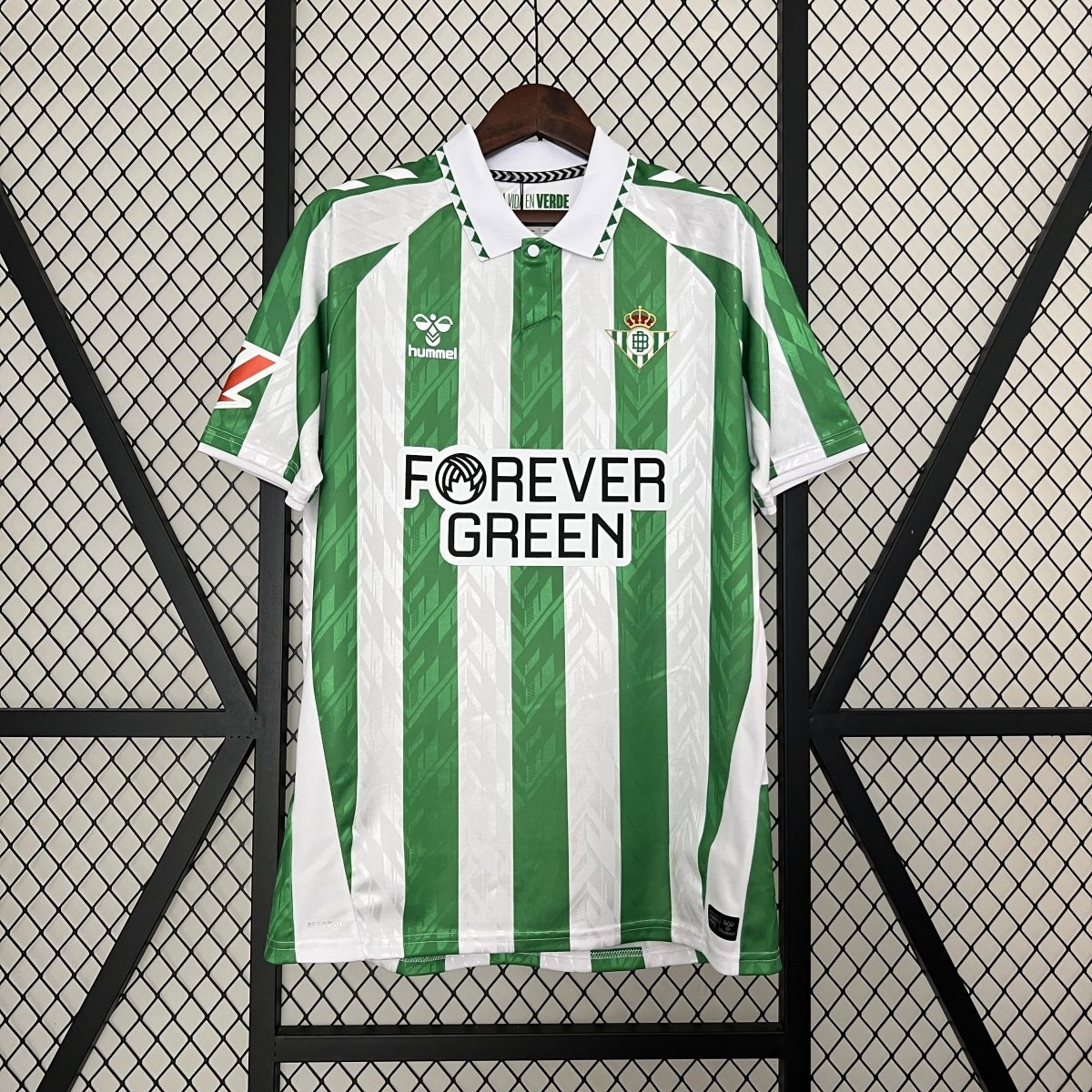 Real Betis Titular 24/25 - Hummel Torcedor Masculina - Lançamento