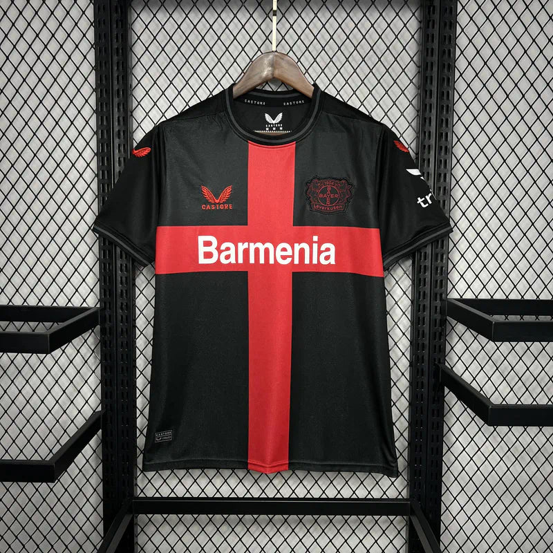 Bayer Leverkusen Titular 23/24 - Castore Torcedor Masculina