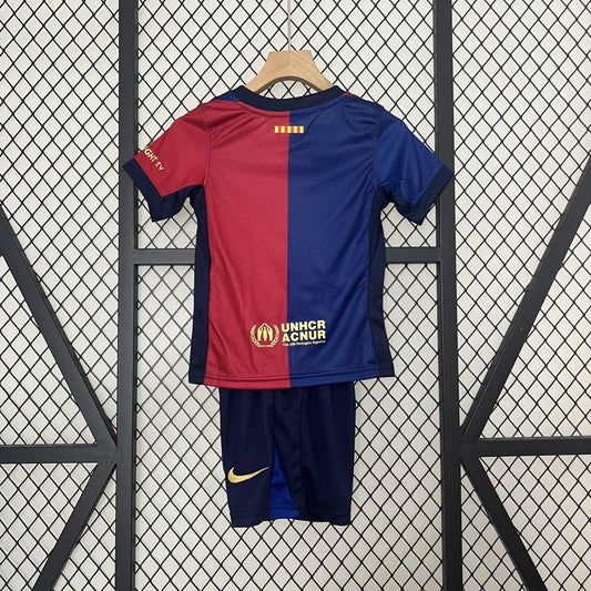 Kit Infantil Barcelona Titular 24/25 - Nike Lançamento