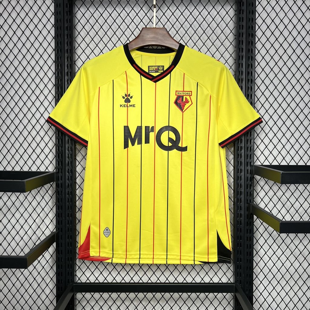 Watford Titular 24/25 - Kelme Torcedor Masculina - Lançamento