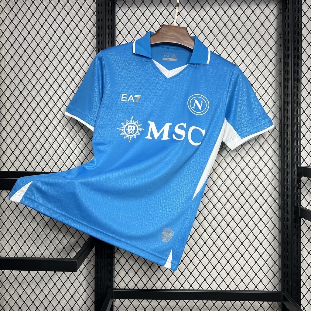 Napoli Titular 24/25 - EA7 Torcedor Masculina - Lançamento