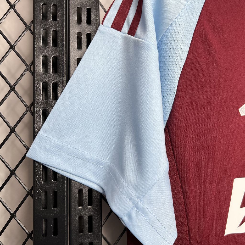 Aston Villa Titular 2024-25 Adidas Torcedor Masculina - Lançamento