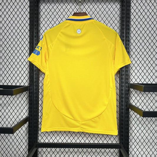 Leeds United Reserva 2024-25 Adidas Torcedor Masculina - Lançamento
