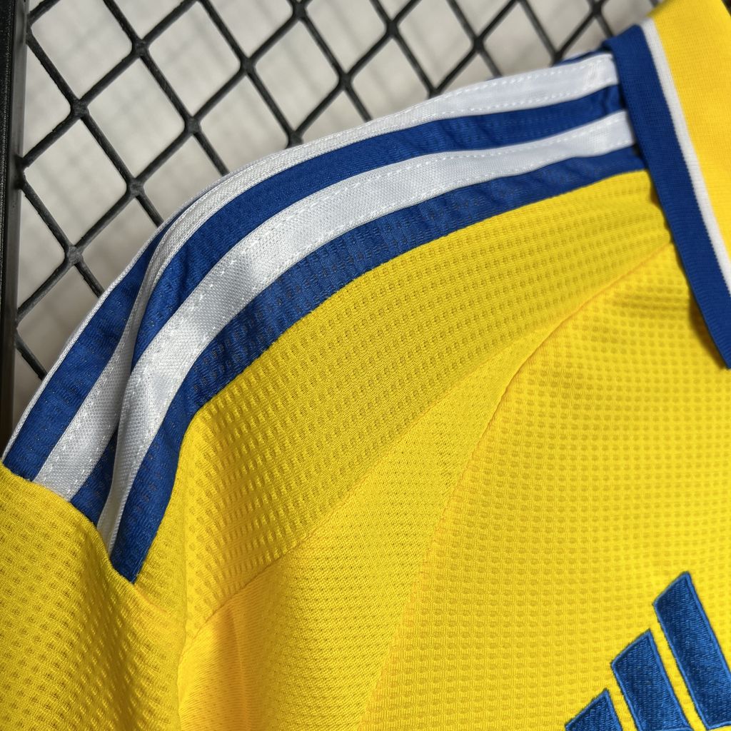 Leeds United Reserva 2024-25 Adidas Torcedor Masculina - Lançamento