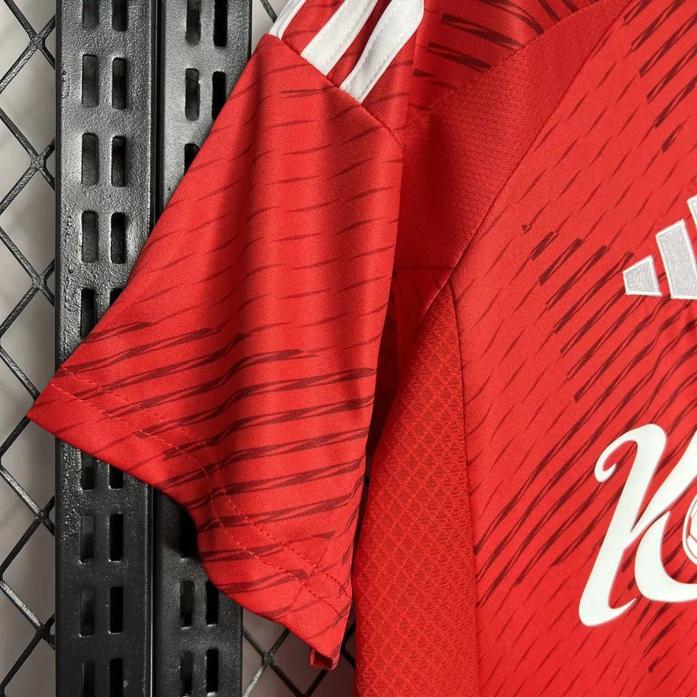 Nottingham Forest Titular 2024-25 Adidas Torcedor Masculina - Lançamento