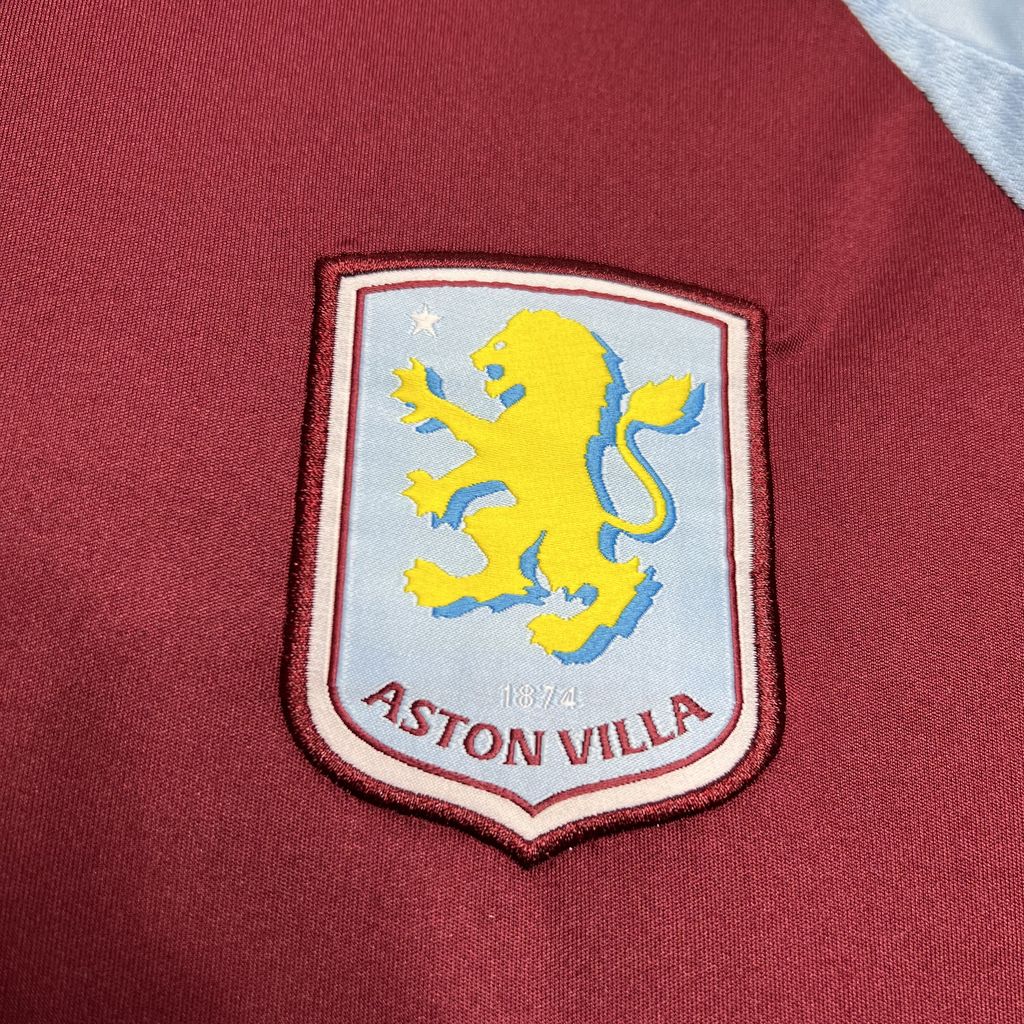 Aston Villa Titular 2024-25 Adidas Torcedor Masculina - Lançamento