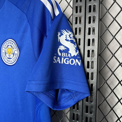 Leicester City Titular 24/25 - Adidas Torcedor Masculina - Lançamento