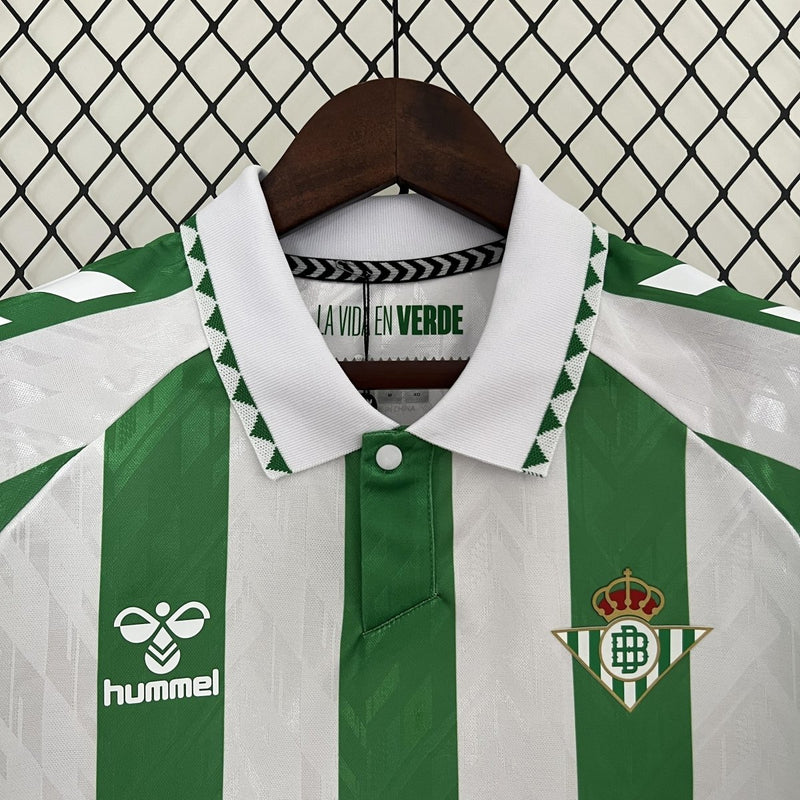 Real Betis Titular 24/25 - Hummel Torcedor Masculina - Lançamento