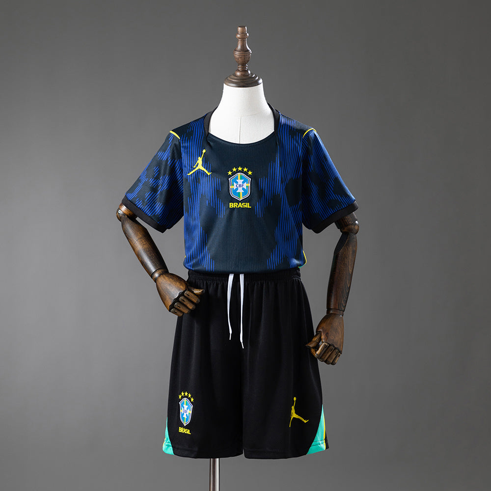 (Kit Infantil) Brasil Segundo Uniforme 2026 - Copa do Mundo