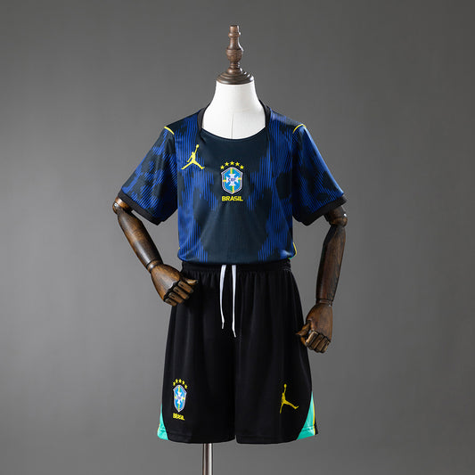(Kit Infantil) Brasil Segundo Uniforme 2026 - Copa do Mundo