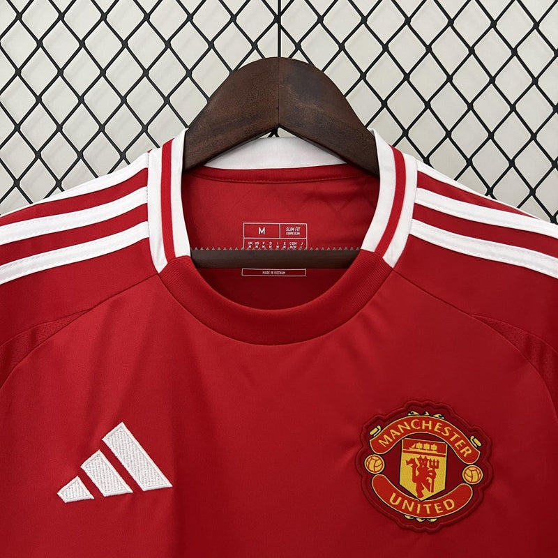 Manchester United Titular 24/25 - Adidas Torcedor Masculina - Lançamento