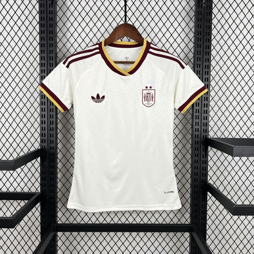 (Feminina) Espanha 2 Estrelas Copa 2026 - Segundo Uniforme
