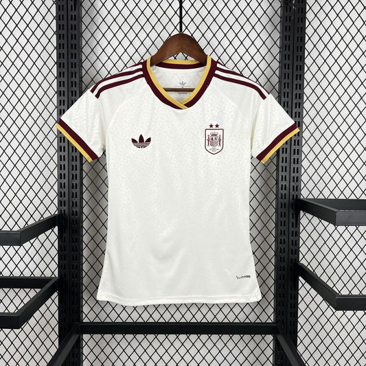 (Feminina) Espanha 2 Estrelas Copa 2026 - Segundo Uniforme