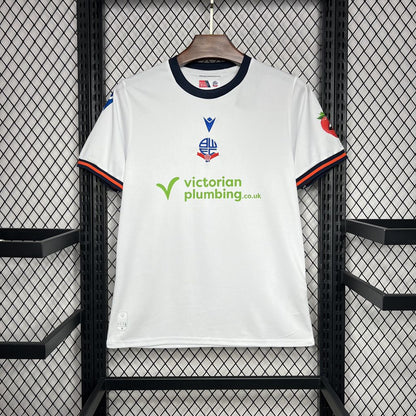 Bolton Wanderers Titular 2024-25 Macron Torcedor Masculina - Lançamento