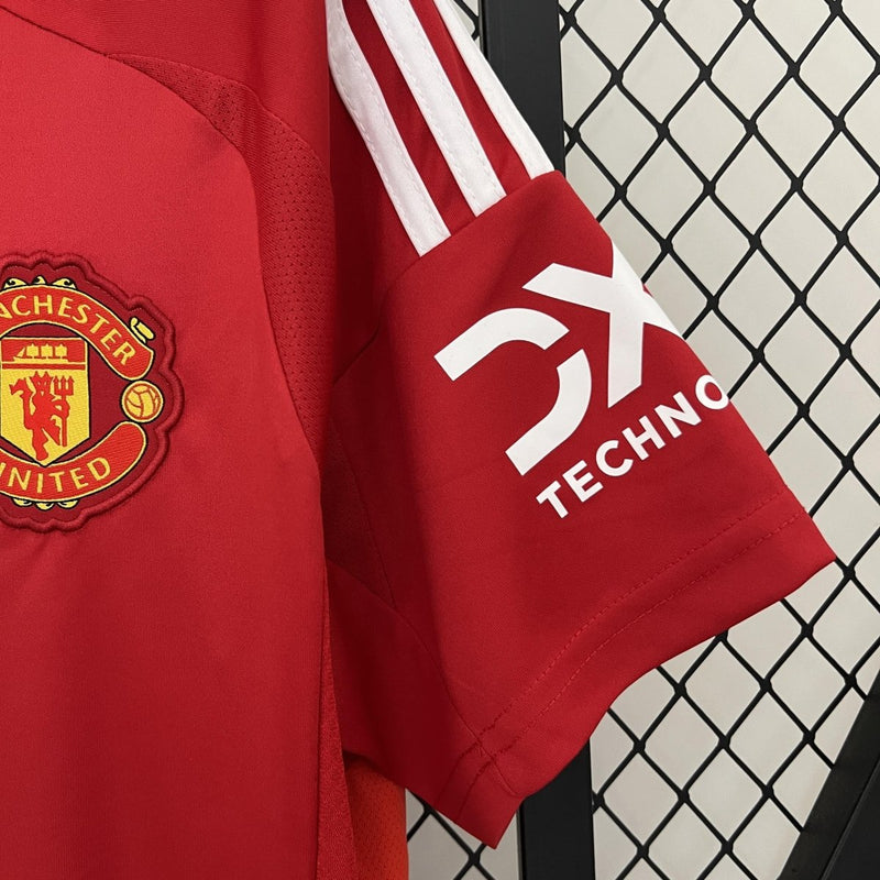 Manchester United Titular 24/25 - Adidas Torcedor Masculina - Lançamento