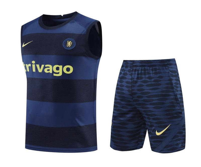 Kit Treino Chelsea Azul escuro 22-23