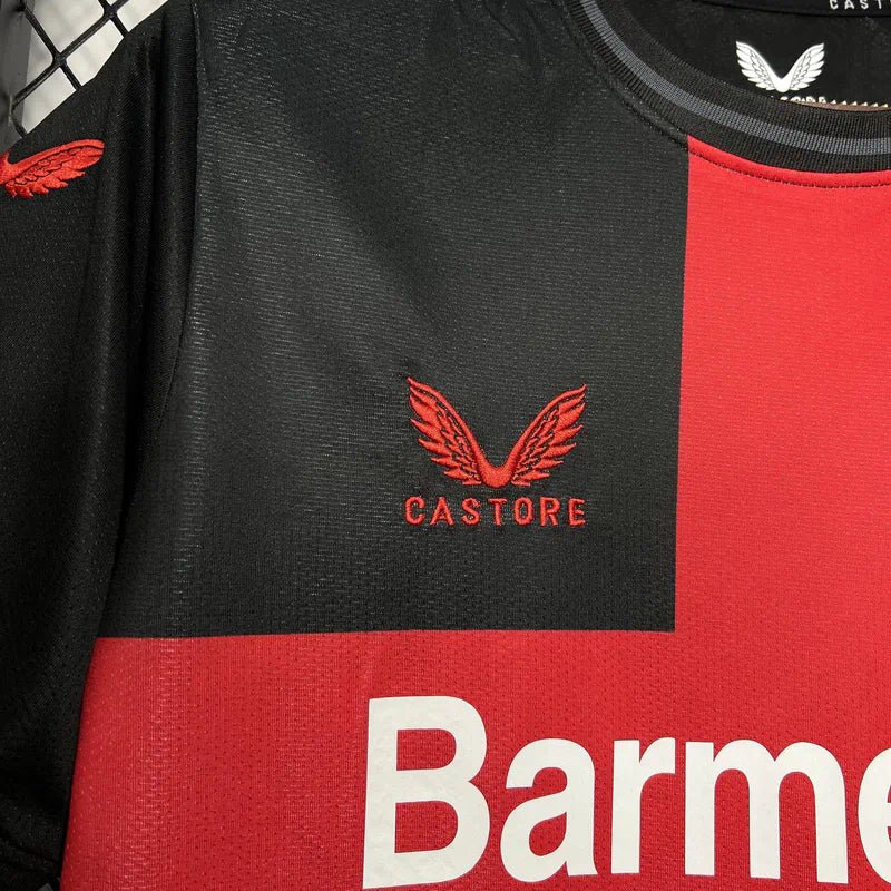 Bayer Leverkusen Titular 23/24 - Castore Torcedor Masculina