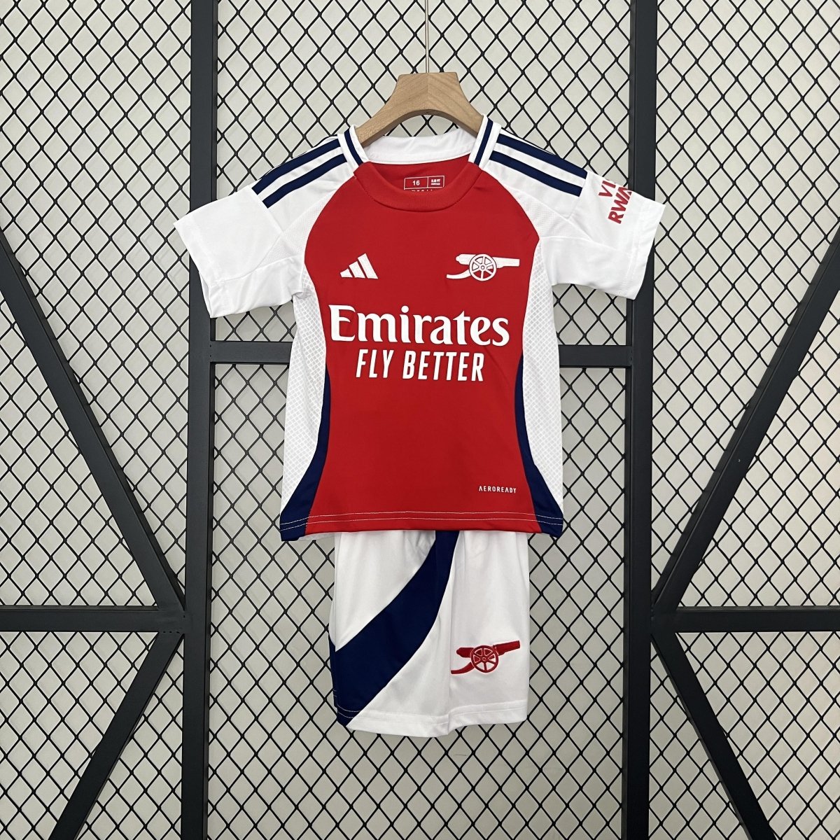 Kit Infantil Arsenal Titular 24/25 - Adidas Lançamento