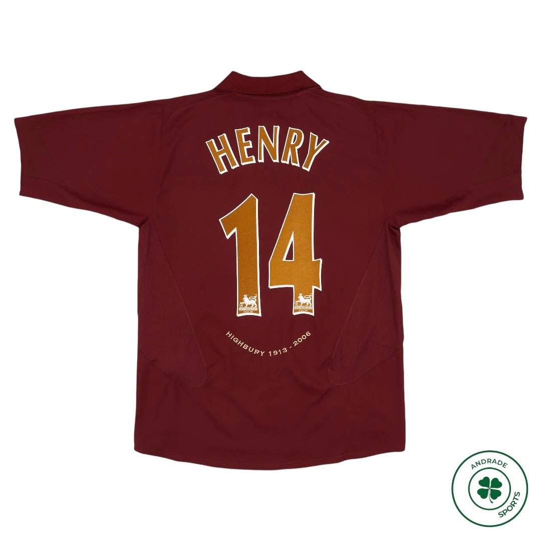 Arsenal Titular 06-07 Henry #14 – Andrade Sports