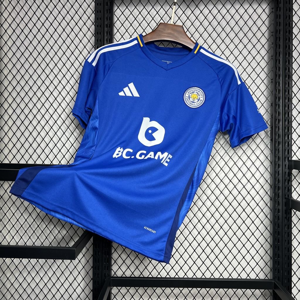 Leicester City Titular 24/25 - Adidas Torcedor Masculina - Lançamento