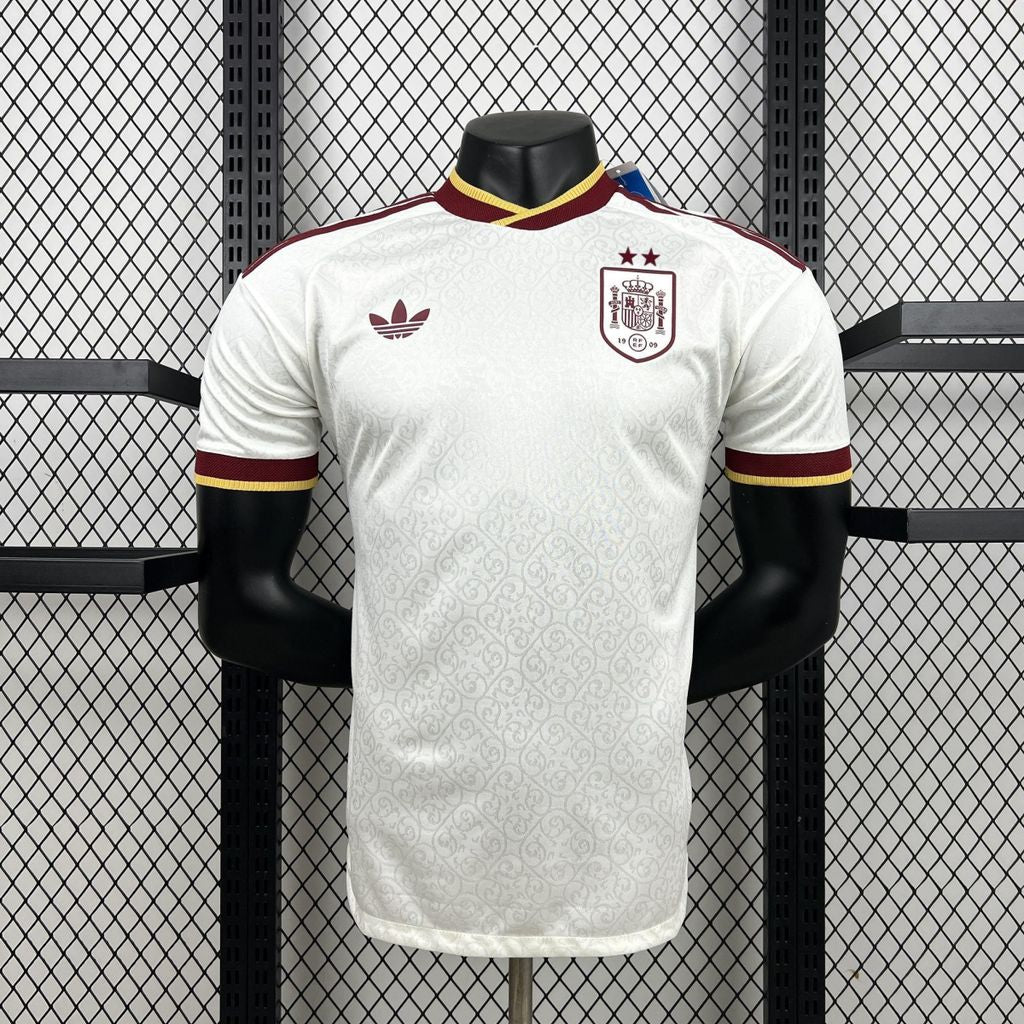 (Versão Jogador) Espanha 2 Estrelas Copa 2026 - Segundo Uniforme