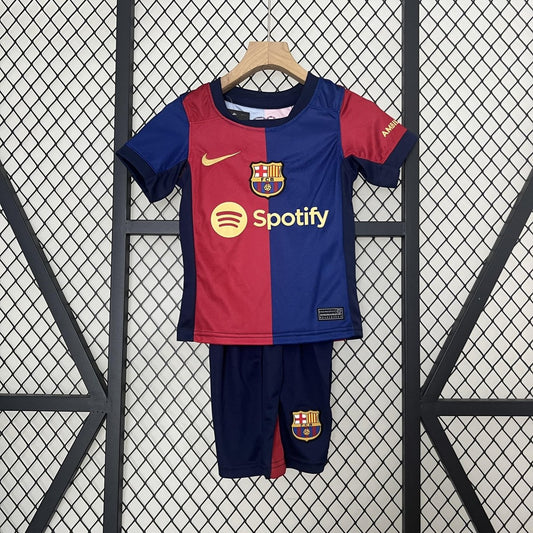 Kit Infantil Barcelona Titular 24/25 - Nike Lançamento